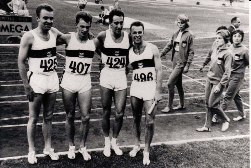 4-mal-100-Meter-Staffel bei der EM1962 in Belgrad